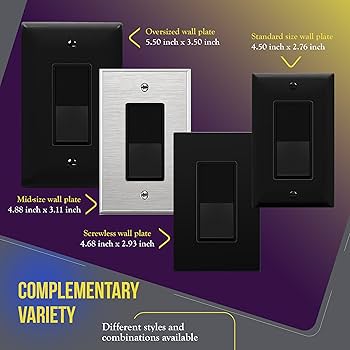 ENERLITES 3-Way Decorator Paddle Light Switch, Single Pole